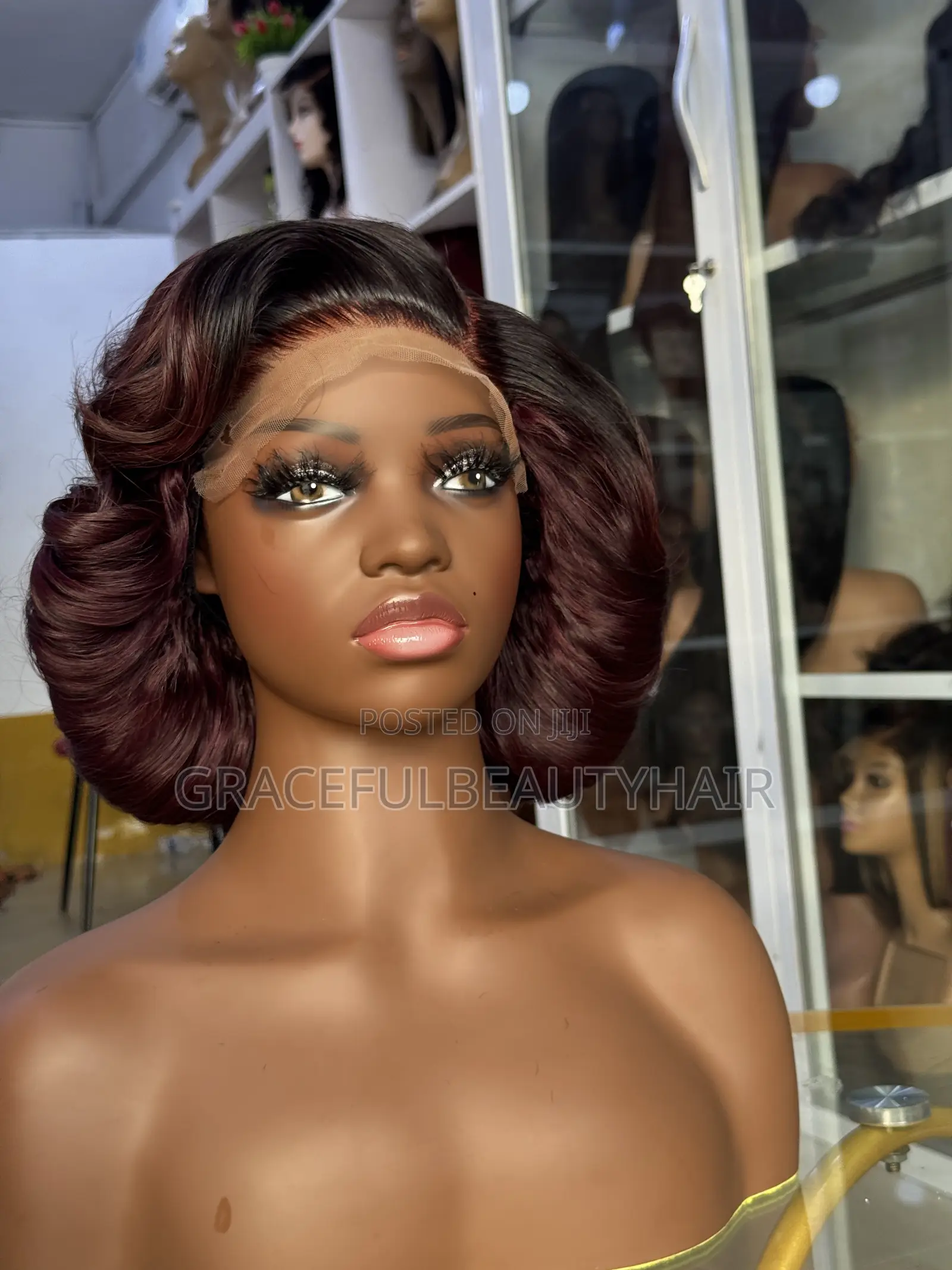 Very Demure SDD Virgin Bouncy 8 Inches Dark Burgundy With 6