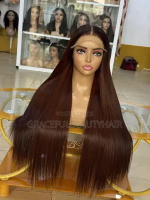26 Inches Medium Brown Bone Straight With 5x5 Closure