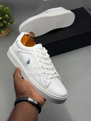 Ralph Polo Executive Sneakers All White