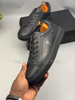 Ralph Polo Casual Wear Sneakers All Black