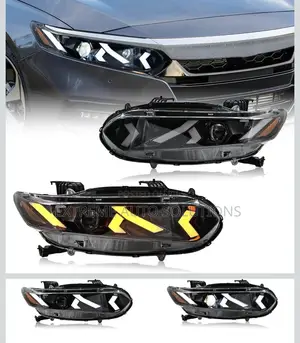 Full Led Headlights for Accord 10th Gen 2018-2022 Lambo Style