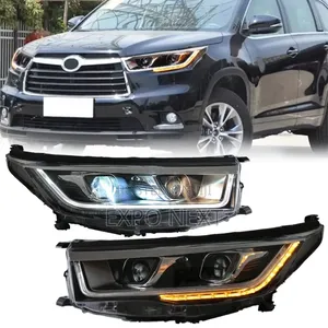 Toyota Highlander 2015-2017 Front Led Head Light Abs Plastic