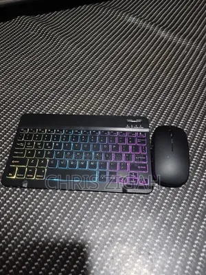 Bluetooth Keyboard And Mouse With Keyboard Light