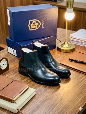 Frank Perry Leather Chelsea Boots
