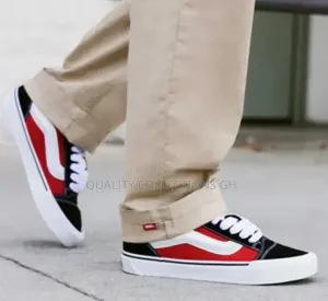 Vans Knu Skool Red and Black