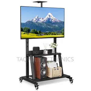 Large TVS 60—100 Inches Mobile Tv Stand