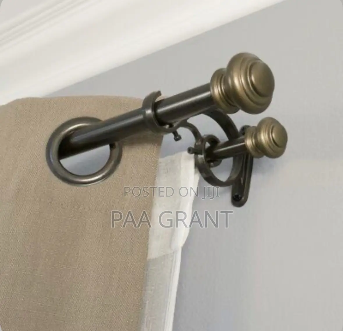 Luxury Start at the Window (Extendable Double Curtains Rods
