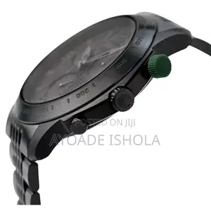 Gucci Men's G-Timeless Black Stainless Steel Sapphire Watch Ya126225a