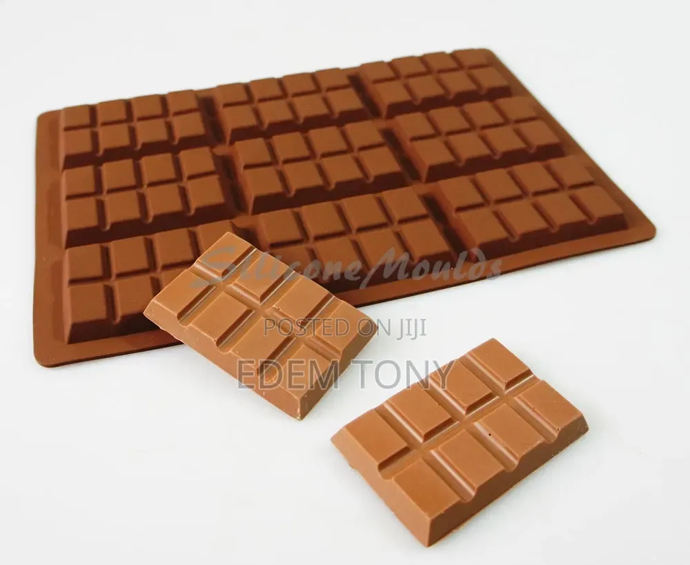 9 Cell 8 Section Chocolate Bar 43g Candy Professional Silicone Mould M