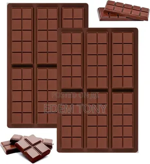 9 Cell 8 Section Chocolate Bar 43g Candy Professional Silicone Mould M