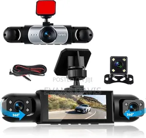 360 Degree View Car Rechargeable Dashcam