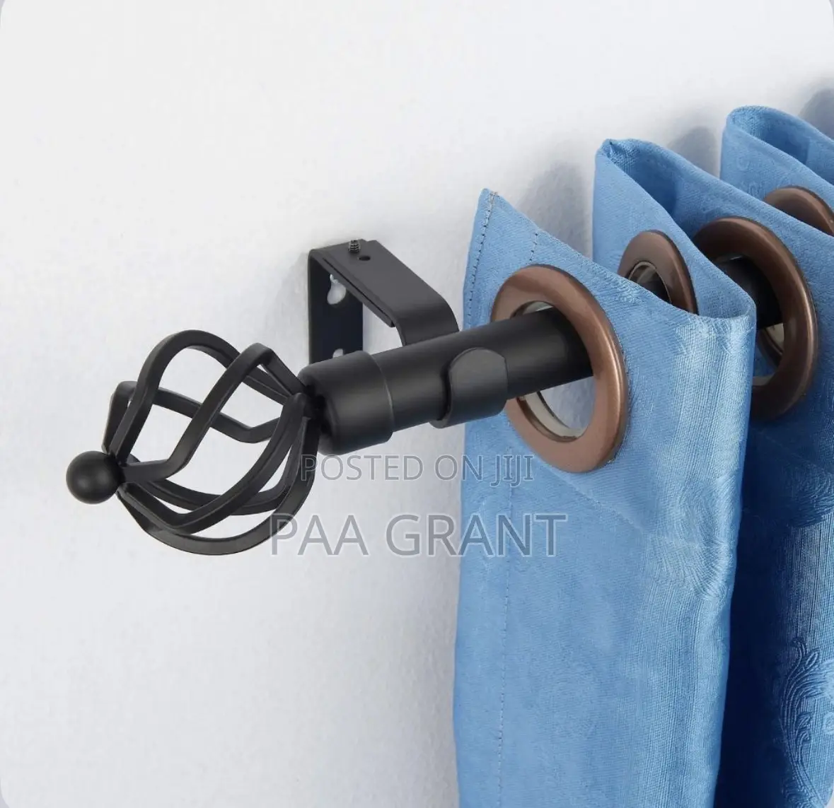 Secure Curtains Rod Supports (Curtains Rod for Both Living Bedrooms