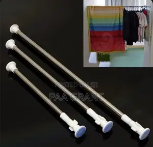 Rust Resistant Extendable Shower Curtains Rods
