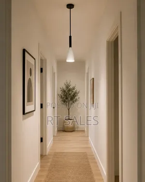 White Single Pendant Light.
