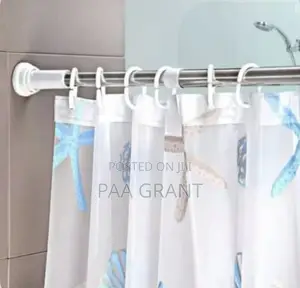 Make Bathrooms Look Beautiful (Extendable Shower Curtains Rods