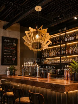 Wooden Modern Pendant Light.