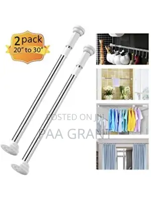Original Bathroom Essentials (Extendable Shower Curtains Rods