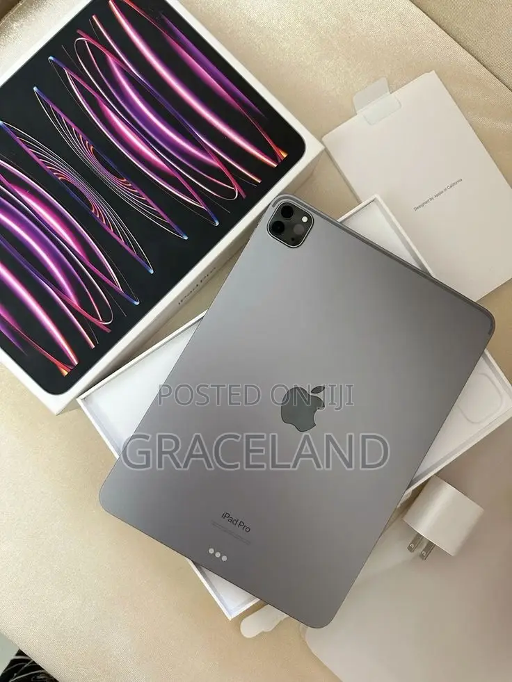 New Apple iPad Pro 12.9 (2022) 256 GB Black