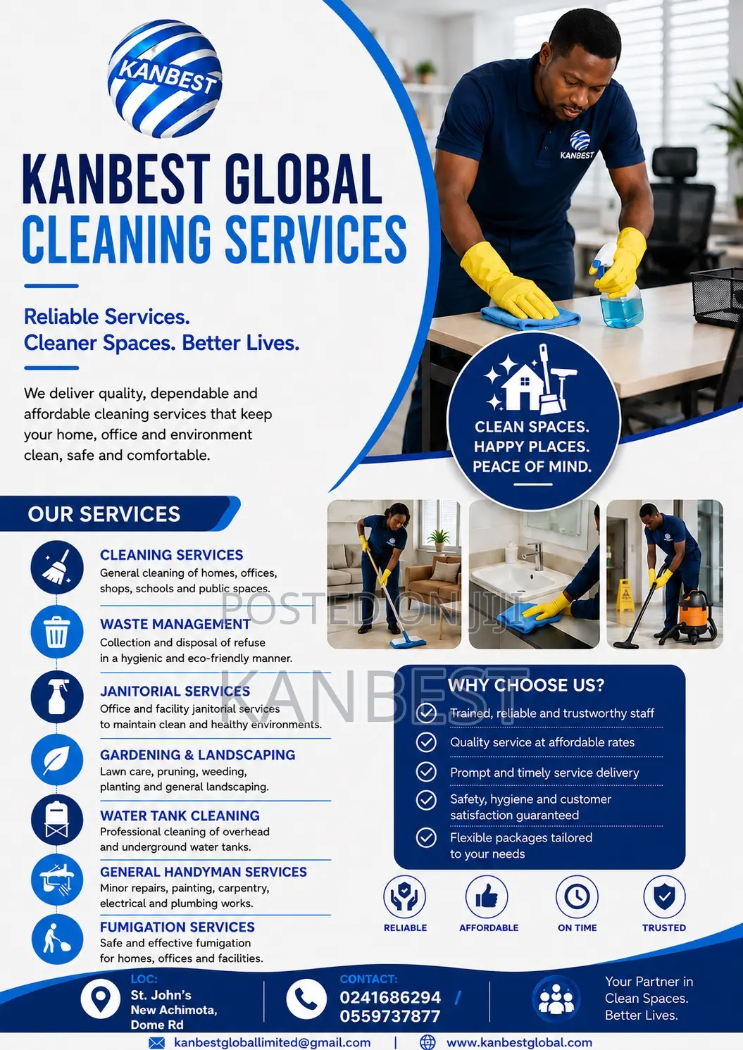 Cleaning, Waste Management Maintenance Services