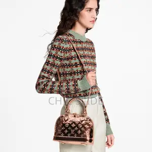 Rose Gold Mirror Bag