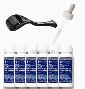 Member’S Mark Minoxidil Solution + Derma Roller - Kirkland