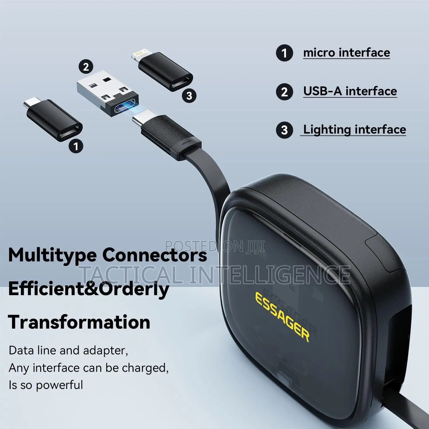 Novaplug Multi Usb Adapter Retractable Charging Cable Kit