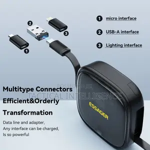 Novaplug Multi Usb Adapter Retractable Charging Cable Kit