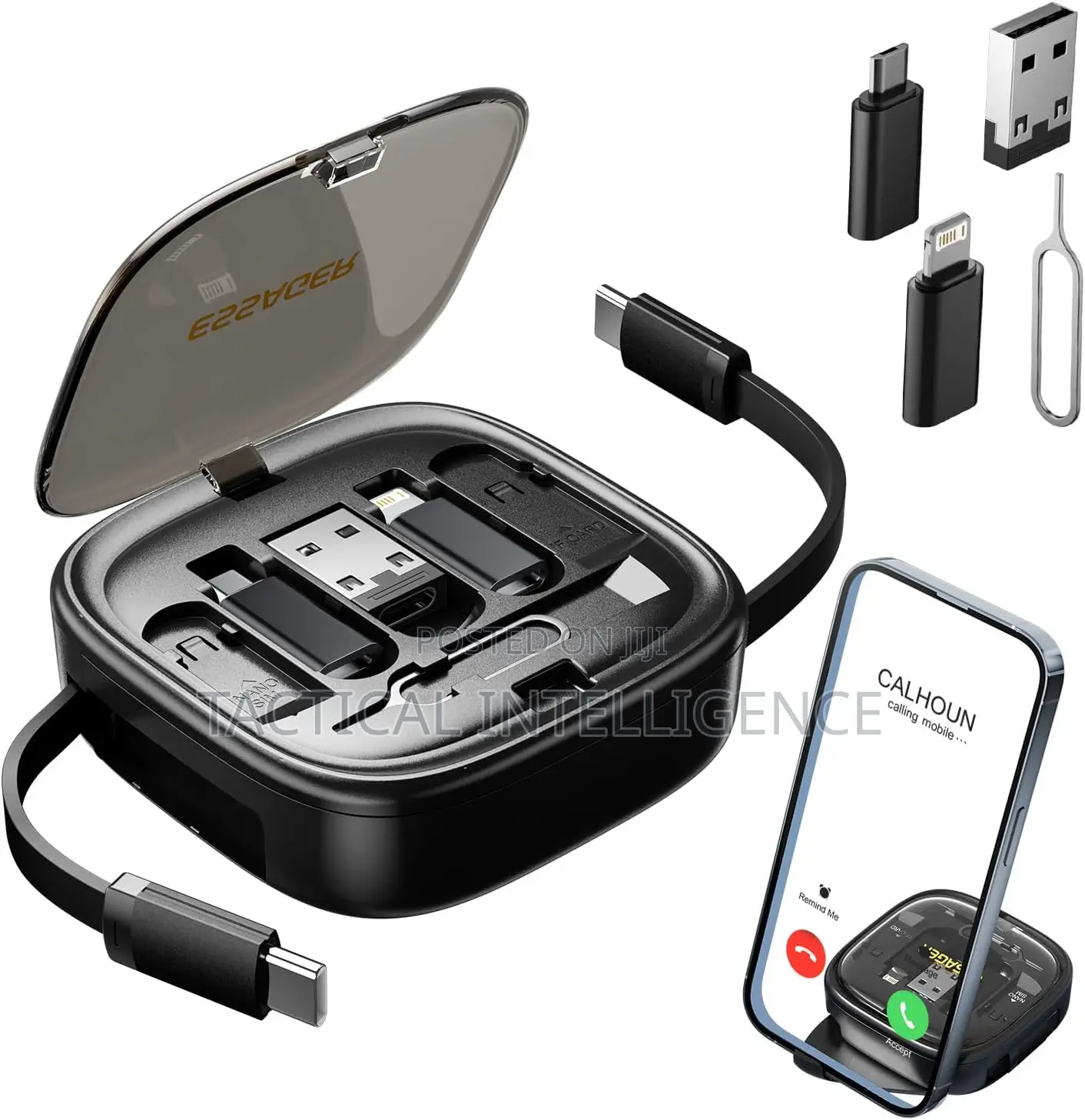 Novaplug Multi Usb Adapter Retractable Charging Cable Kit