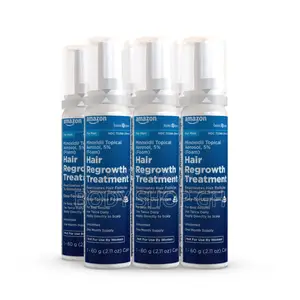 Amazon Minoxidil Foam for Men - Hair, Beard, Hairline / Kirkland Minox