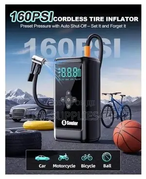 Soulor Car Jump Starter Air Compressor 160psi Tire Inflator From Usa