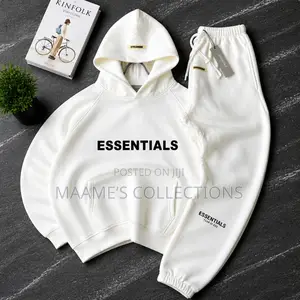 Essentials Unisex Fashion Hoodies Top and Down Set