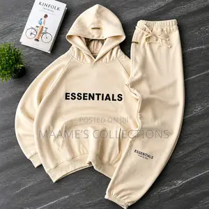 Essentials Unisex Fashion Hoodies Top and Down Set