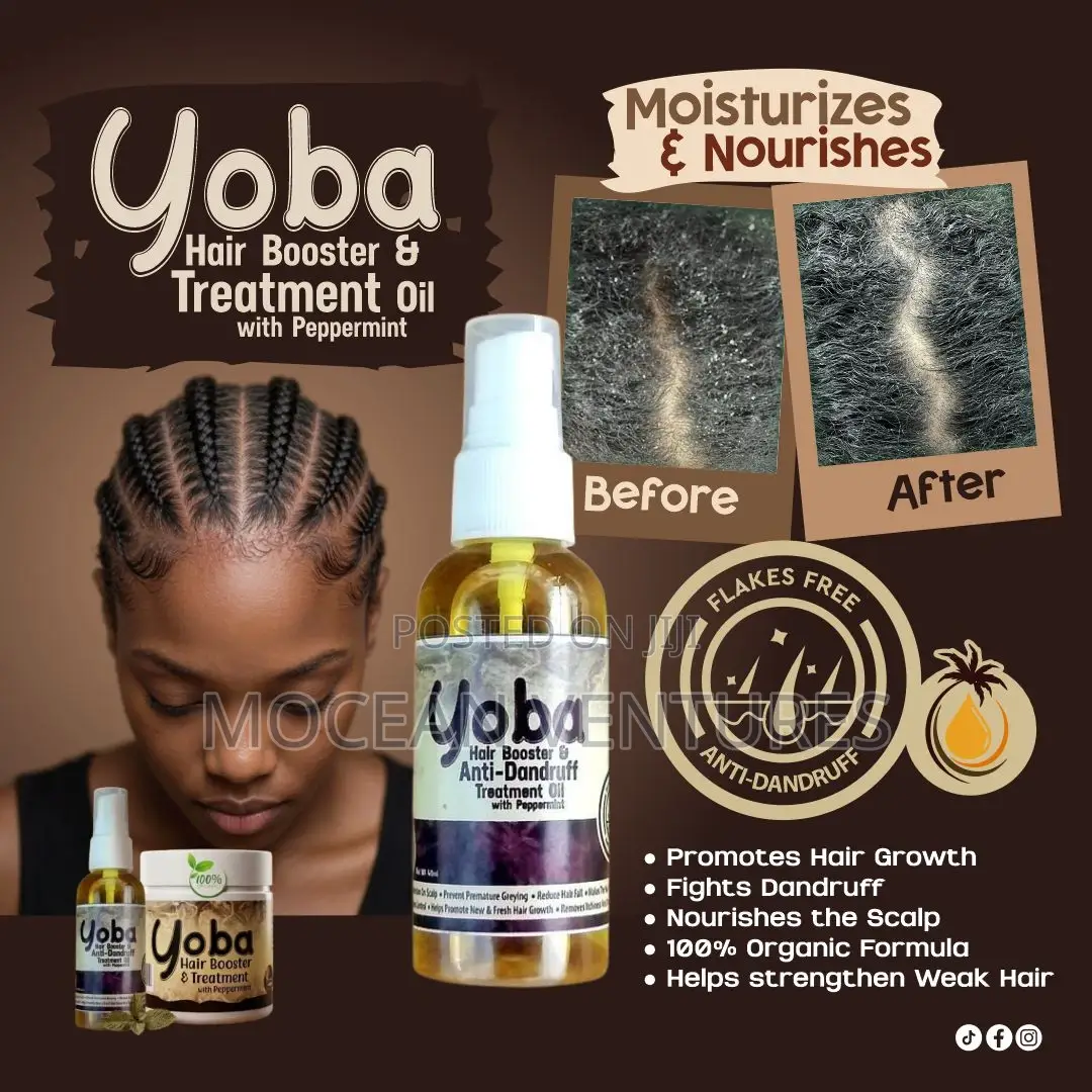 Yoba Hair Booster Dandruff Treatment Cream Oil