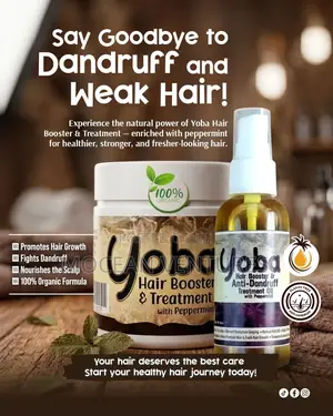 Yoba Hair Booster Dandruff Treatment Cream Oil