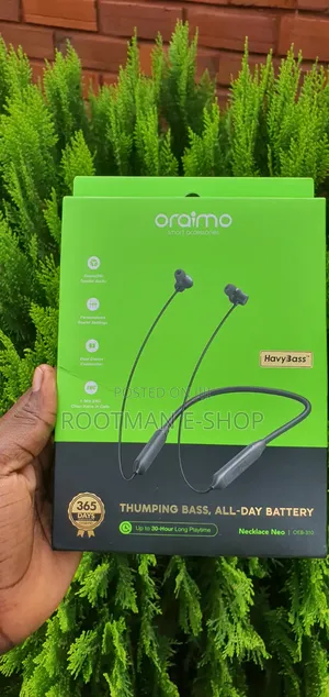 Oraimo Necklace Neo Powerful Bass 30hr Playingtime Wireless Neckband