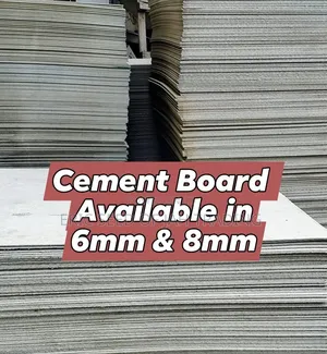 Cement Board Available in 6mm 8nm