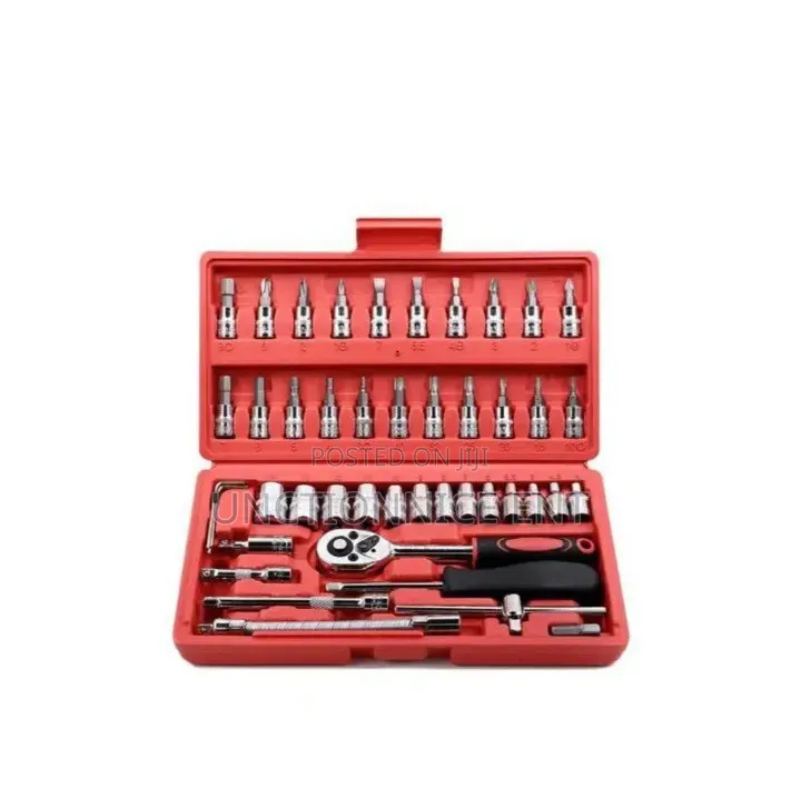 46 in 1 Hand Tools Kit for the House Set of Socket Keystocks
