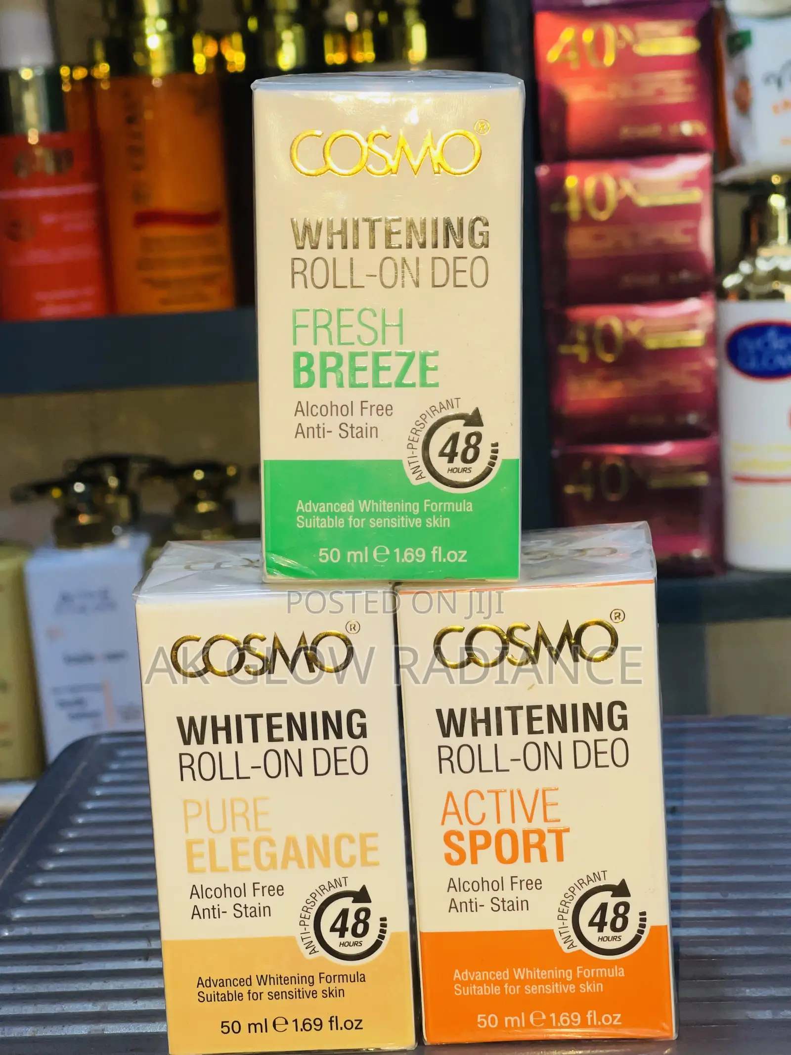 Cosmo Whitening Roll on Deodorant