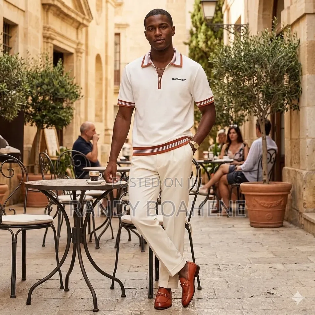 Casablanca Heritage Knit Polo