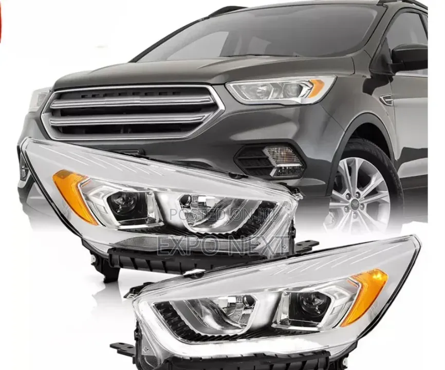 Ford Escape 2017 Chrome Plated Halogen Led Headlight