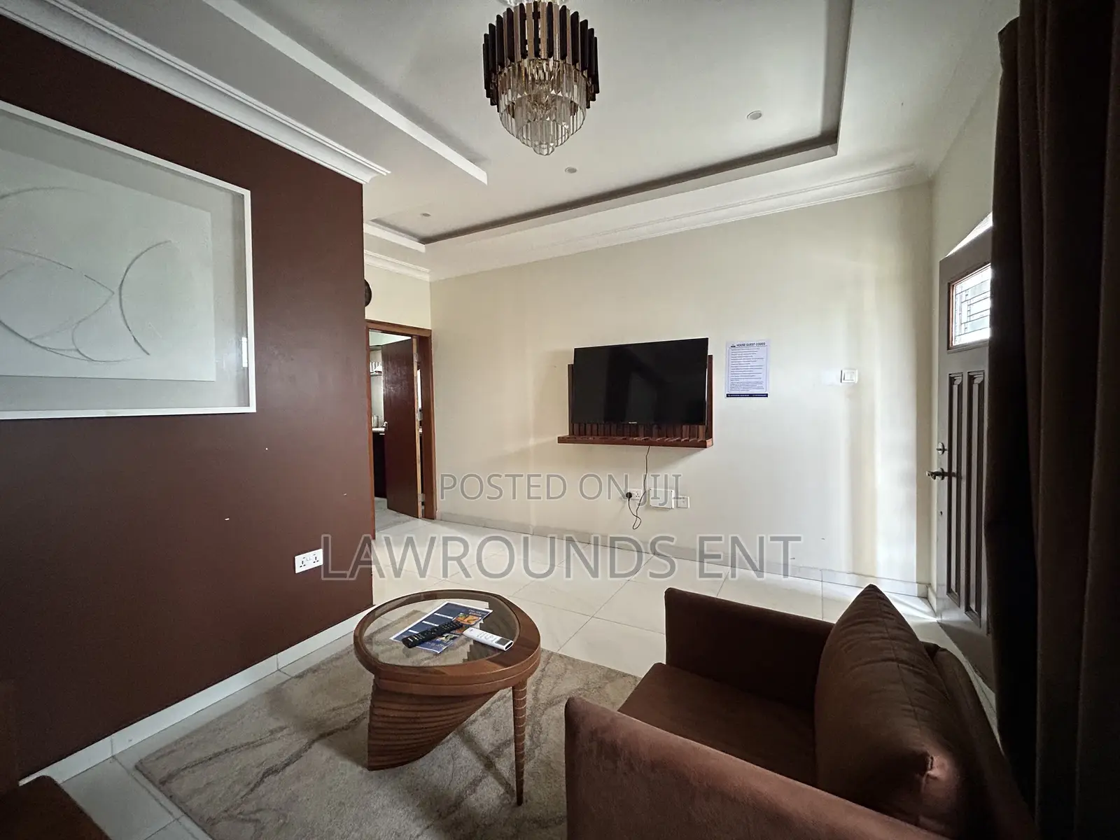 Furnished 1bdrm Apartment in Lawrounds Agency, Tema Metropolitan