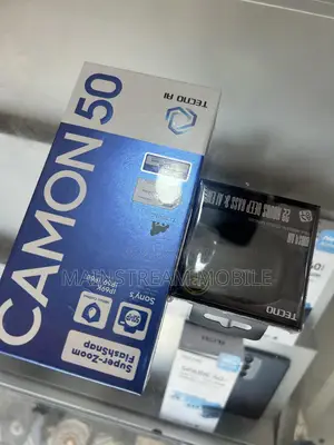New Tecno Camon 50 256 GB Black
