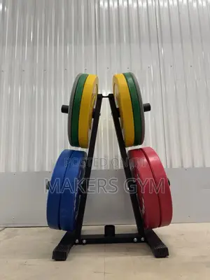Olympic Plate Rack( Only)Black