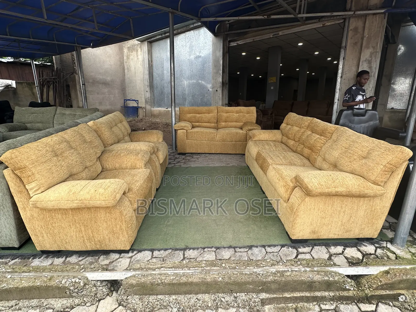 Comfortable Seven Seater Sofa Chair, Slightly Used, Very Comfortable