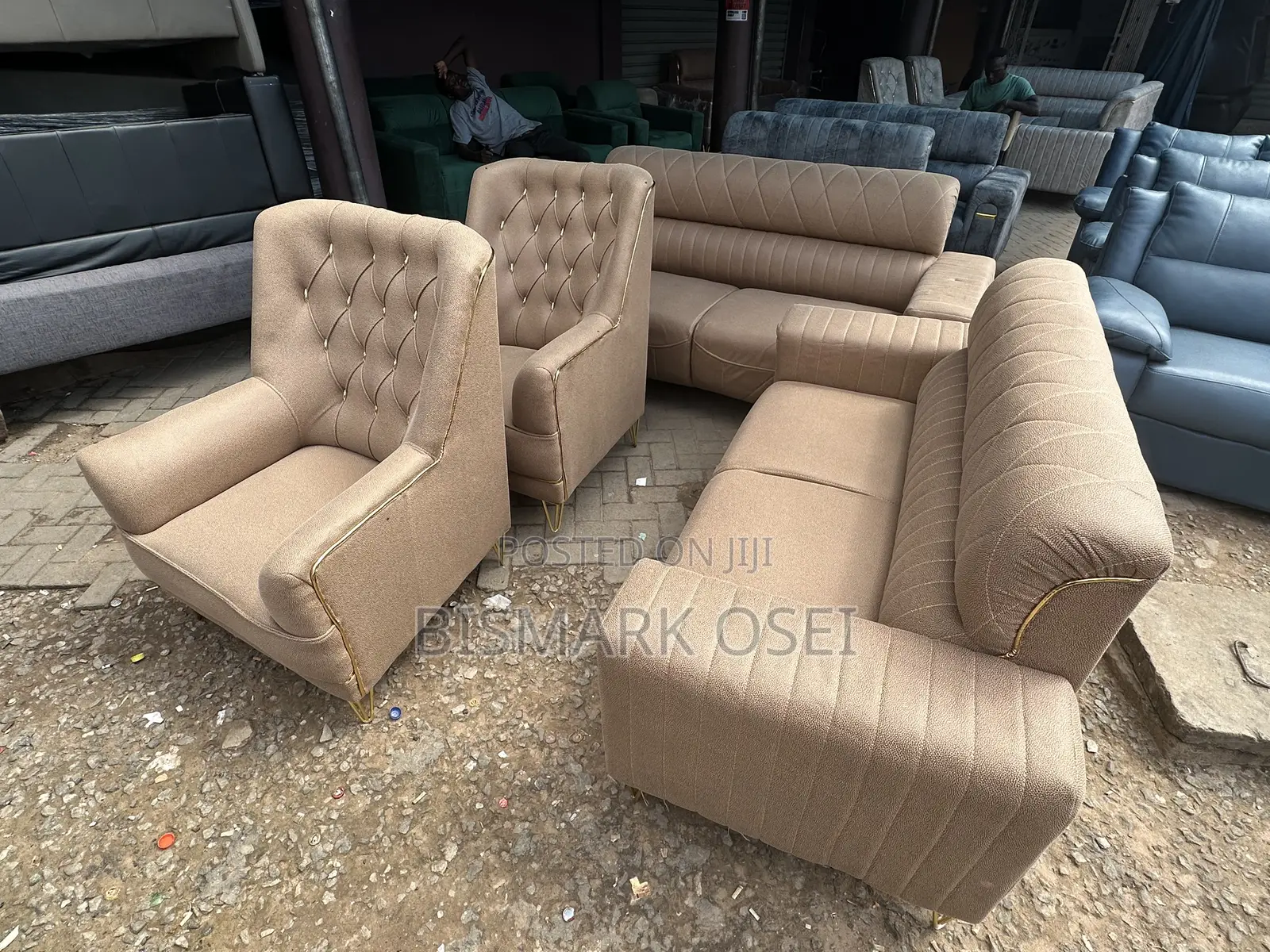 Comfortable Seven Seater Sofa Chair, Slightly Used, Very Comfortable