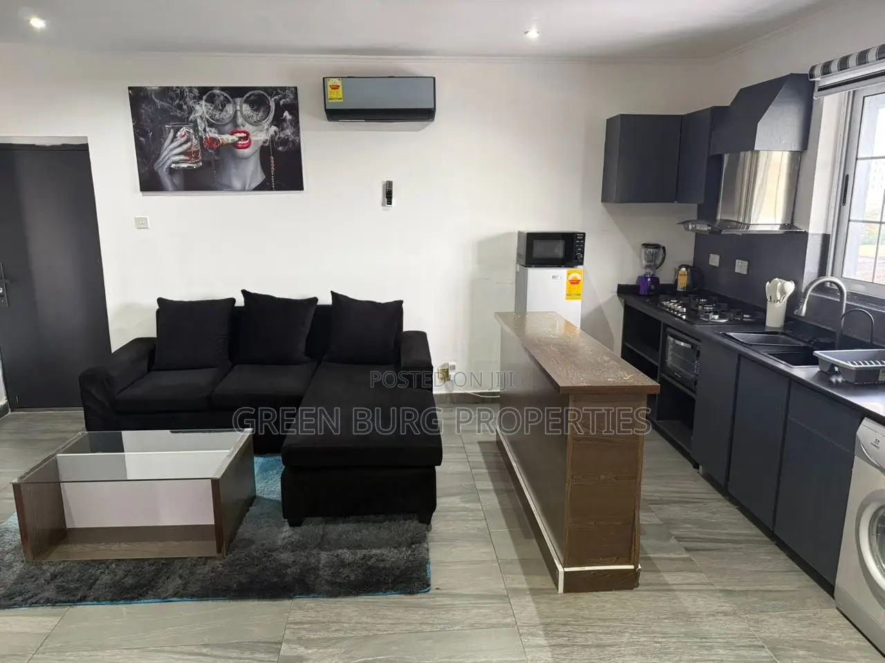 Furnished 1bdrm Apartment in Green, East Legon for rent