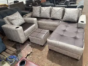 Royal Comfort Six Seater L Shape With Foot Rest