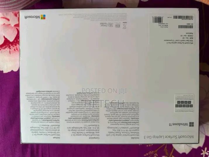 New Laptop Microsoft Surface Go 3 8GB Intel Core i5 SSD 256GB