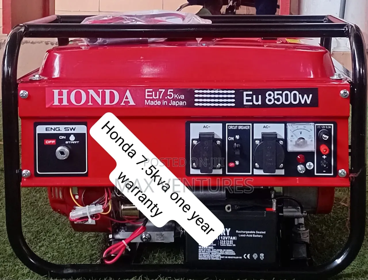 Clean Power Honda 7.5kva Generator7.5kva