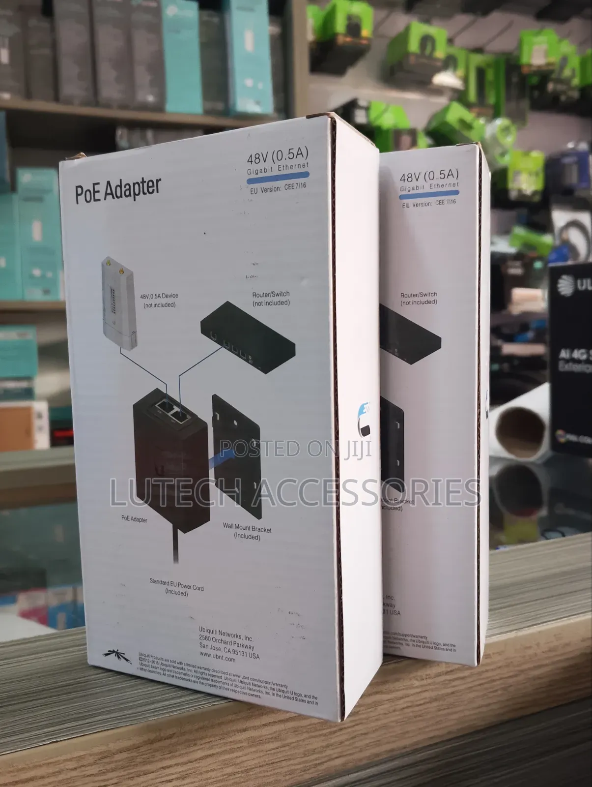 Ubiquiti 48(0.5a) Gigabit Poe Adapter/48v Poe Adapter